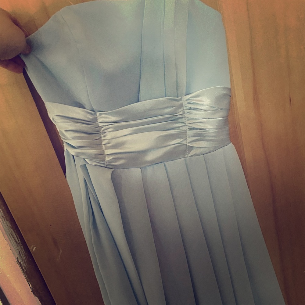 Simple baby blue formal